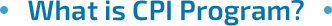 What is CPI Program?