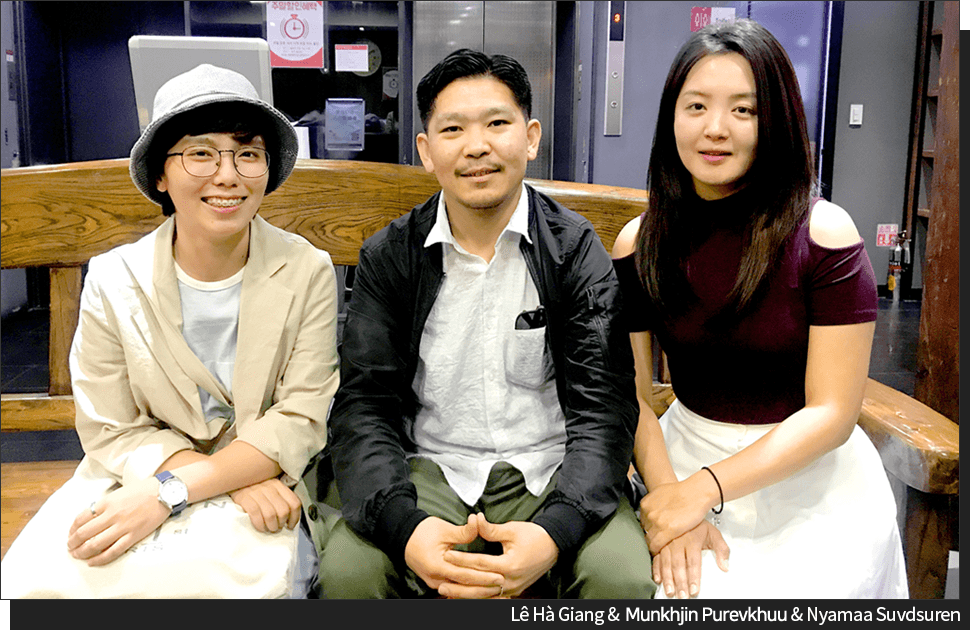 Lê Hà Giang & Munkhjin Purevkhuu & Nyamaa Suvdsuren