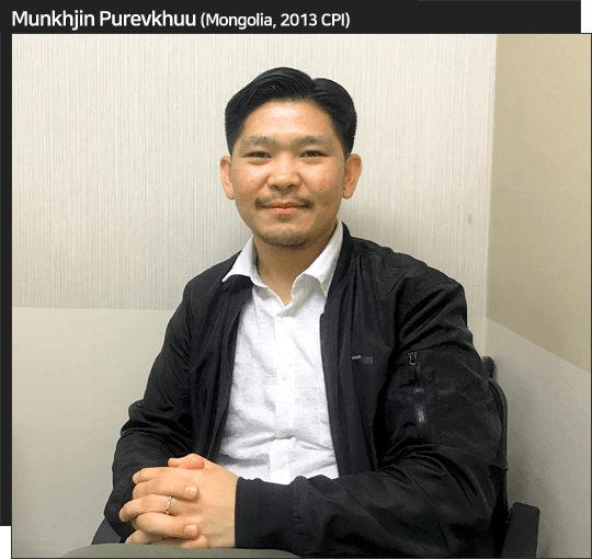 Munkhjin Purevkhuu(Mongol, 2015 CPI)