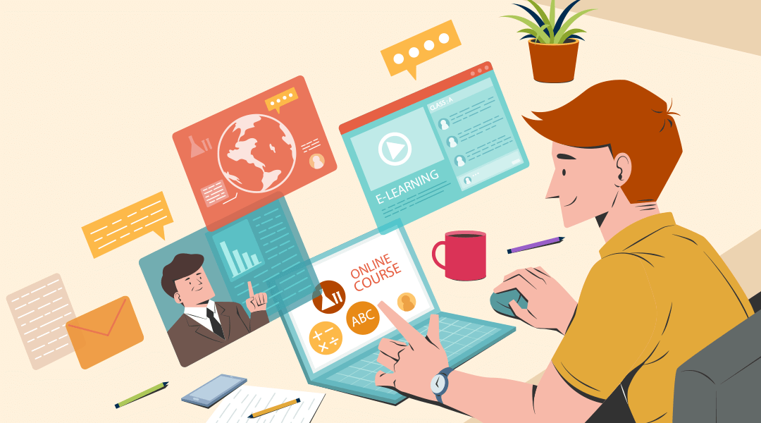 온라인 연수 관련 이미지